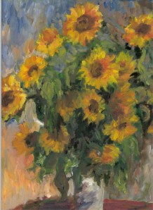 Sunflowers After Monet (Detail) - 2008