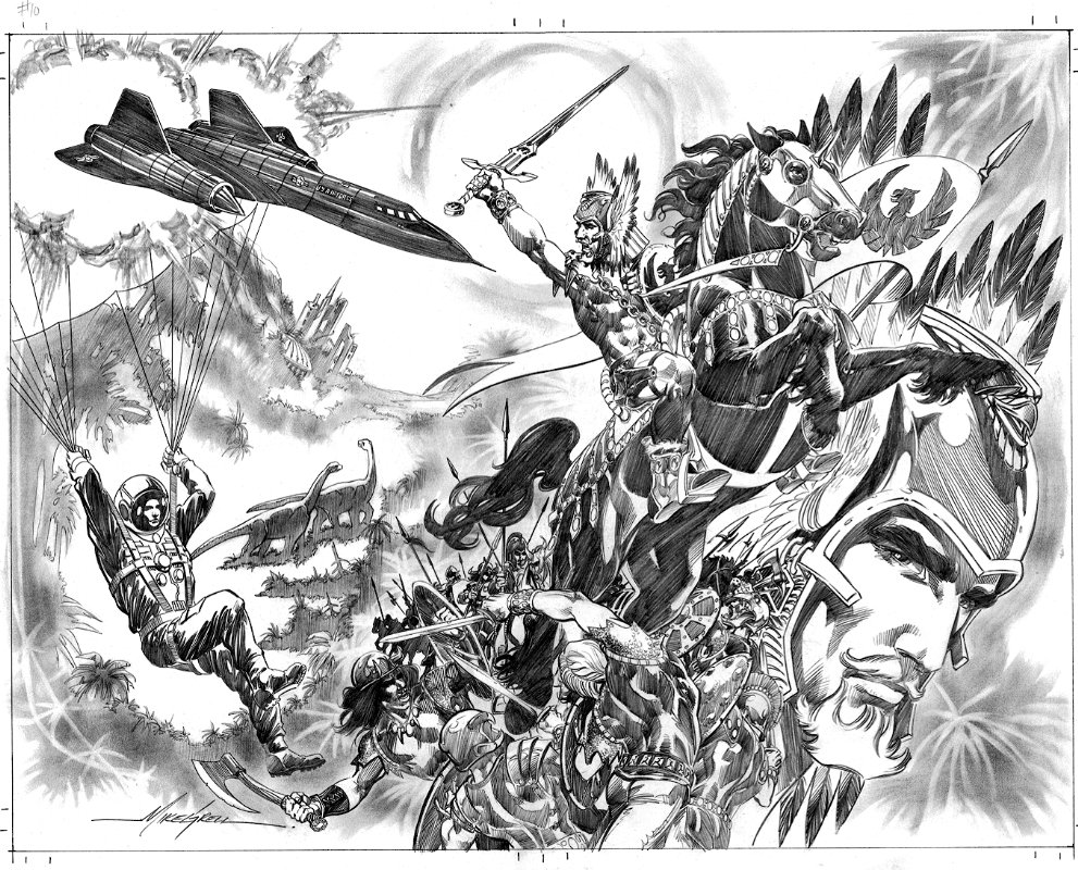Mike Grell, Mike Grell: Life Is Drawing Without An Eraser, Book, Review, Art, Comic Books, Warlord, Travis Morgan, DC Comics, Writing
