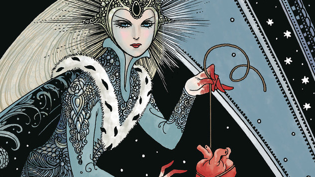 Snow Glass Apples, Neil Gaiman, Colleen Doran, Dark Horse Comics, Comic Book adaptation, prose, short story, art, graphic novel, hardcover