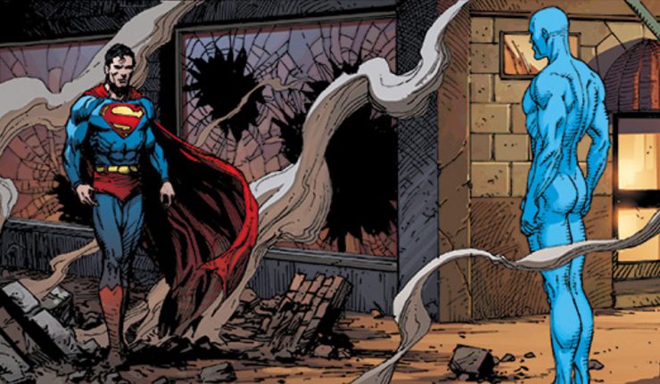Doomsday Clock, Doomsday Clock #12, DC Comics, Geoff Johns, Gary Frank, Watchmen, Alan Moore, Dave Gibbons, Superman, Batman, Dr. Manhatten
